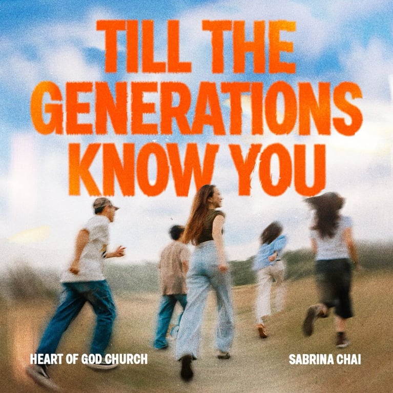 Till the Generations Know You by Heart of God Church official song cover, featuring worship leader Sabrina Chai - a group of friends running together