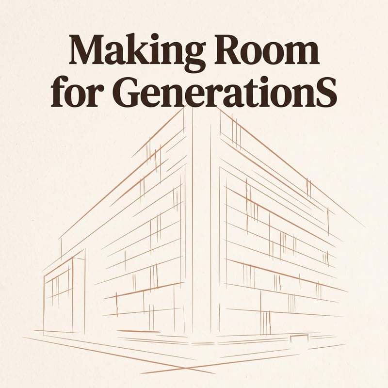Making Room for GenerationS - sketch of Generations @ Tannery